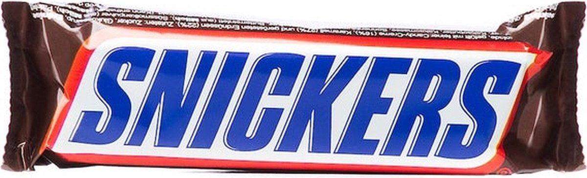 Snickers Singles Size Chocolate Candy Bars 1.86-Ounce Bar 48-Count Box