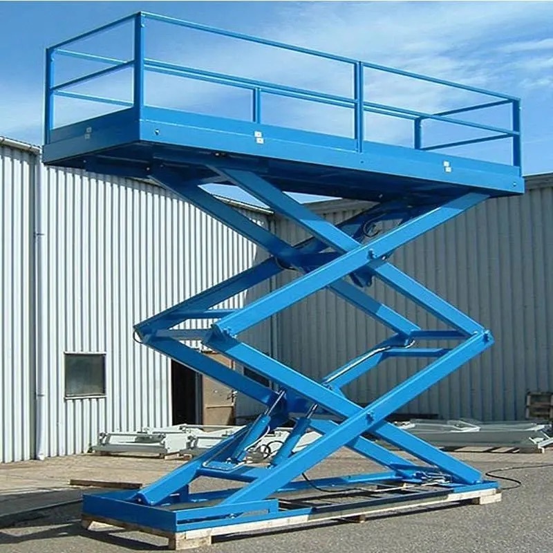 New Stock 6M 8M 10M 12M 14M Hydraulic Lifting Platform/Tracked Scissor Lift/Electric Excavator Lifting Platform for Stock