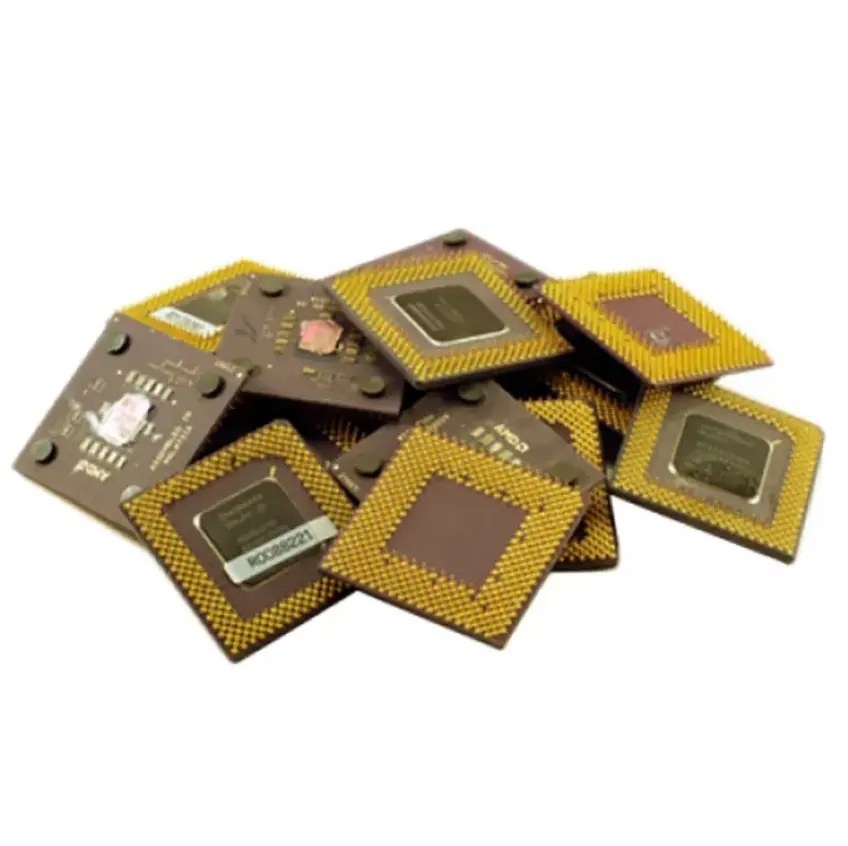 Intels Pentium Pro Ceramic CPU, AMD 386 486 CPU CERAMIC PROCESSOR scrap for gold pins recovery