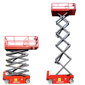 New Stock 6M 8M 10M 12M 14M Hydraulic Lifting Platform/Tracked Scissor Lift/Electric Excavator Lifting Platform for Stock