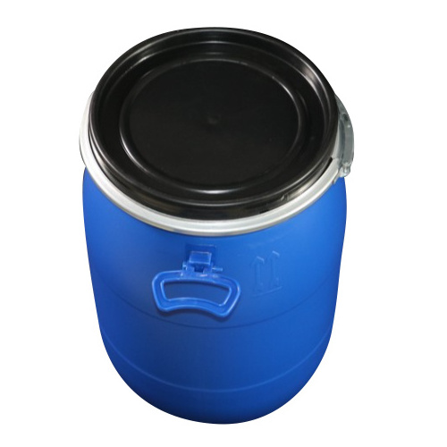 Wholesale price plastic barrel 200l HDPE open top blue plastic drum\55 gallon HDPE heavy blue