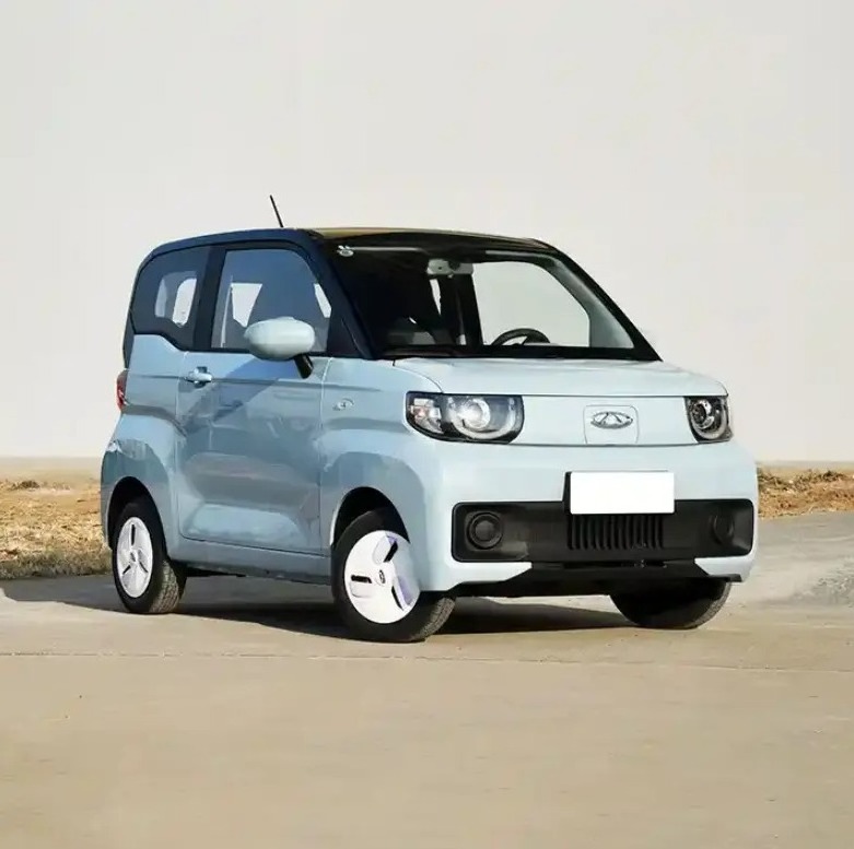 2024 Chery 4 Seats Mini Electric Car QQ Ice Cream New Energy Mini Car For Adult Electric Car Ev Small Cheap second hand vehicle