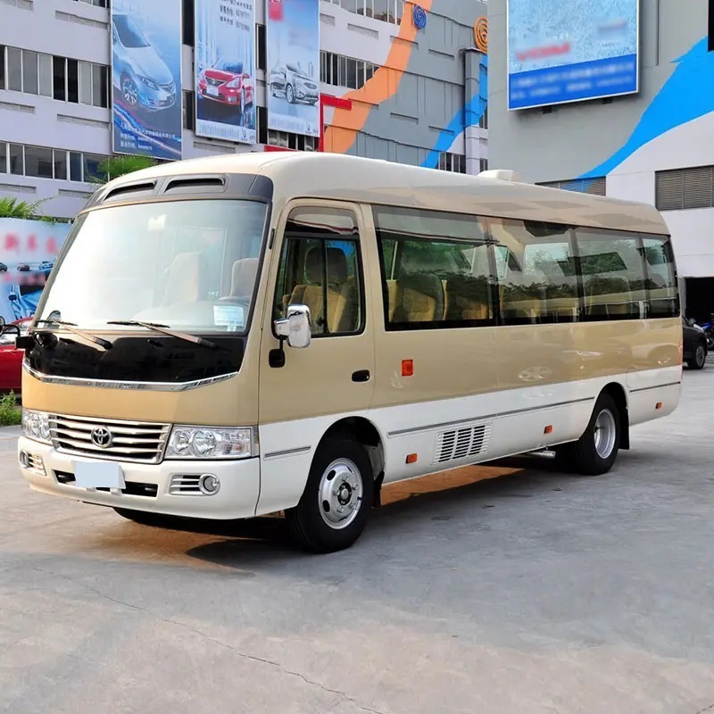 Hot Selling Second Hand Buses and Coaster Autobus Toyota Coaster Omnibus 20/23 Seats Cars Used Vehicles Cheap