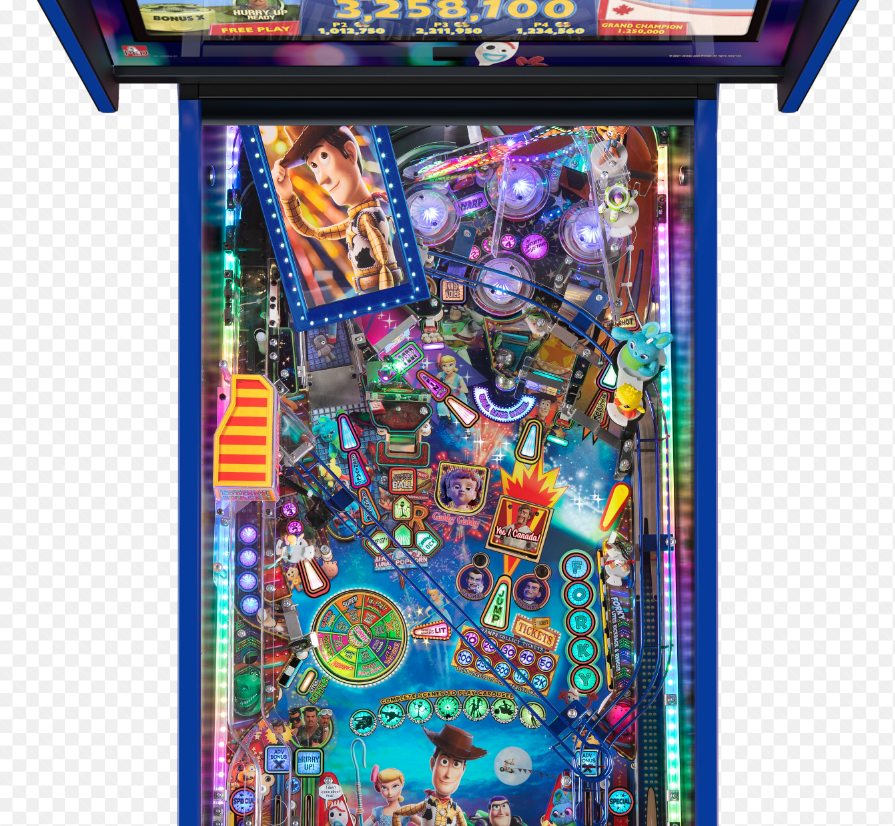 Toy Story 4 Pinball Machine Revealed, First Video and Playfield Images for sale