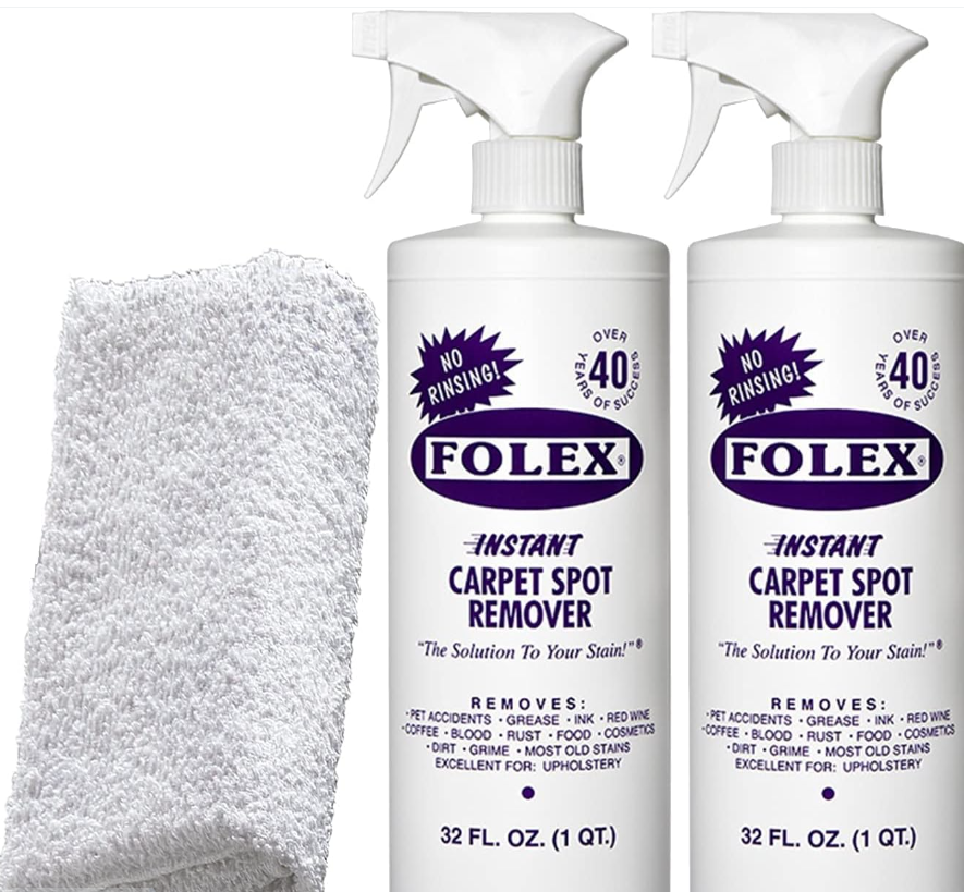 Folex Instant Carpet Spot Remover, 32 Fl Oz (Pack of 2) for sale