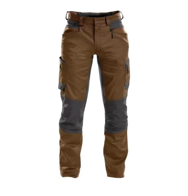 Wholesale Cotton Industrial Cargo Khaki Work Pants Flame Retardant Fire Resistant Multi Pocket Work Pants For Men