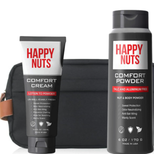 Happy Nuts Comfort Cream Deodorant For Men: Anti-Chafing Sweat Defense, Odor Control, Aluminum-Free Mens