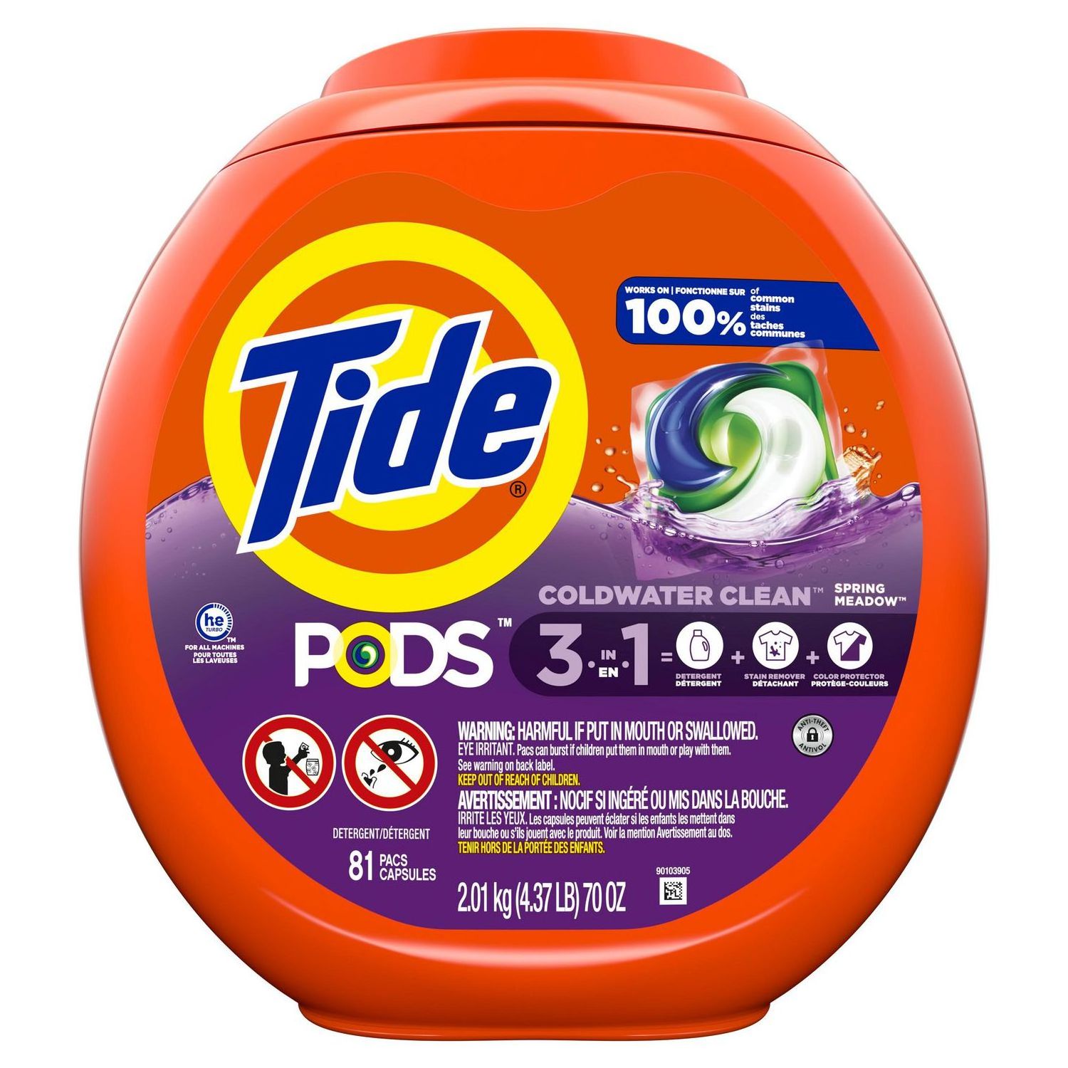 Genuine Tide Pods Landry Protective Color Laundry Ball Tide Oxi Odor Liquid Laundry Detergent for sale at wholesale price