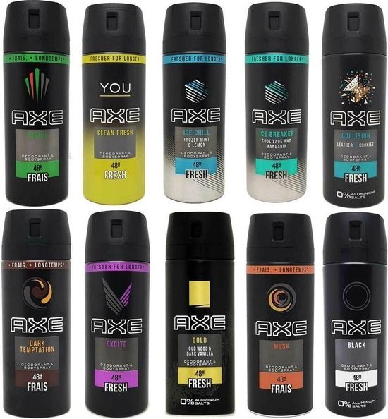 Axe Body Spray Deodorant for Long Lasting Odor Protection Dark Temptation All Day Fresh Scent Mens Deodorant Formulated Without