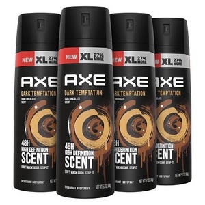 Axe Body Spray Deodorant for Long Lasting Odor Protection Dark Temptation All Day Fresh Scent Mens Deodorant Formulated Without