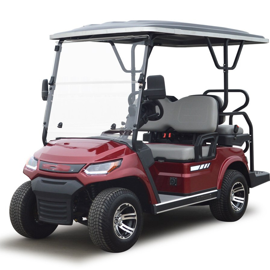 Wholesale Free Shipping Lifted 4 Passenger Golf Car Brand New 4 Wheel Electric Club Car Golf Cart For Sale