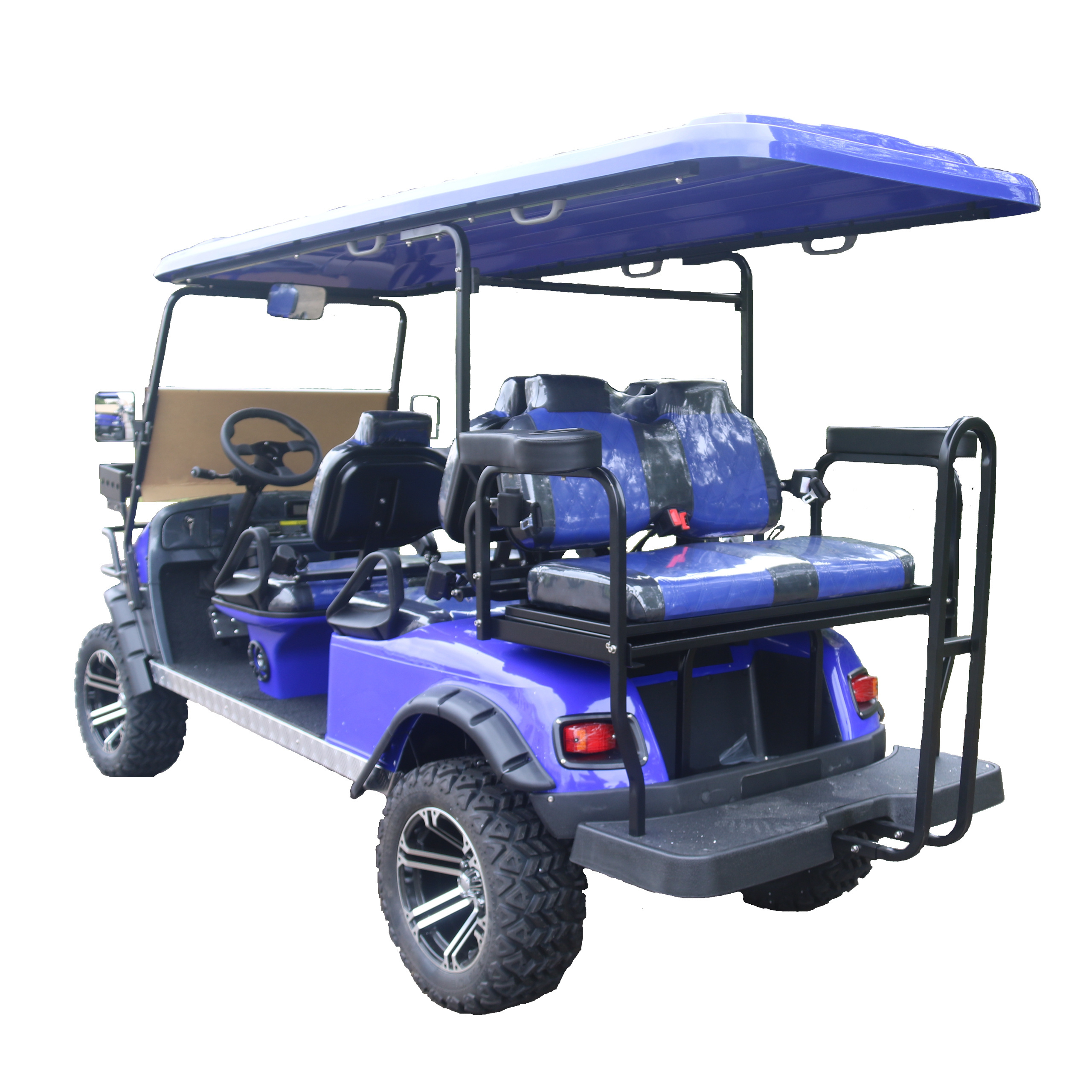 Golf Cart electric 72V 7KW 6 Seater Club Car - Door to Door Shipping, Delivery to Your Home 35-40 Days, Ecar Electric Car