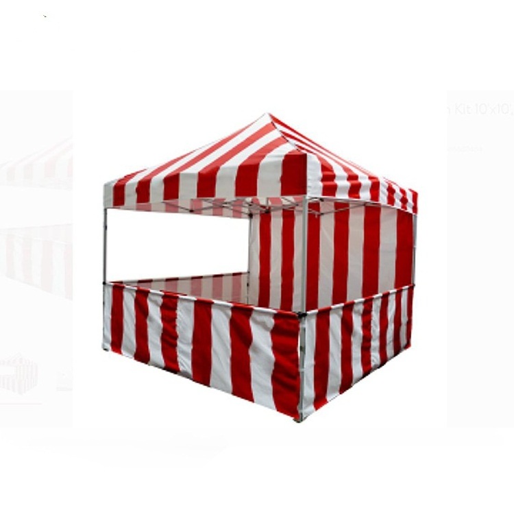 10x10ft,10x15ft,10x20ft church, party,exhibition,activities Application white and red stripe tent for sale