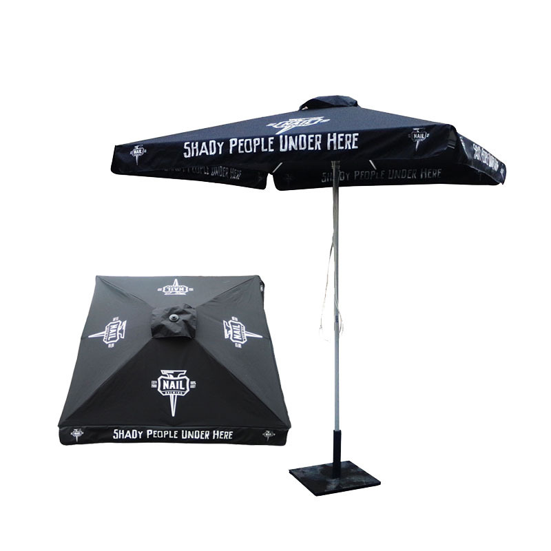 Factory Outdoor UV Resistant Folding Aluminum Stainless Beach Garden Parasol Sun Umbrella