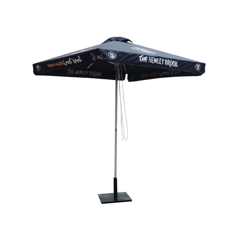 Factory Outdoor UV Resistant Folding Aluminum Stainless Beach Garden Parasol Sun Umbrella