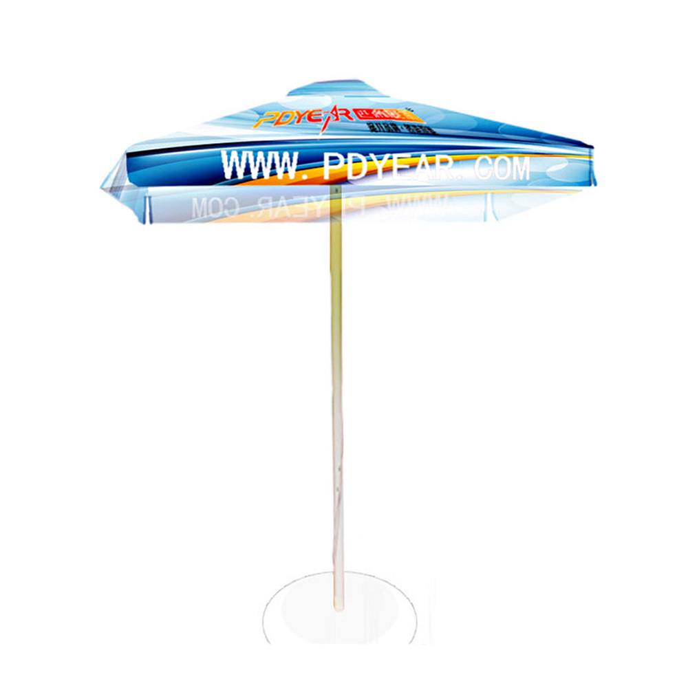 wholesale custom printed folding aluminum advertising garden umbrella