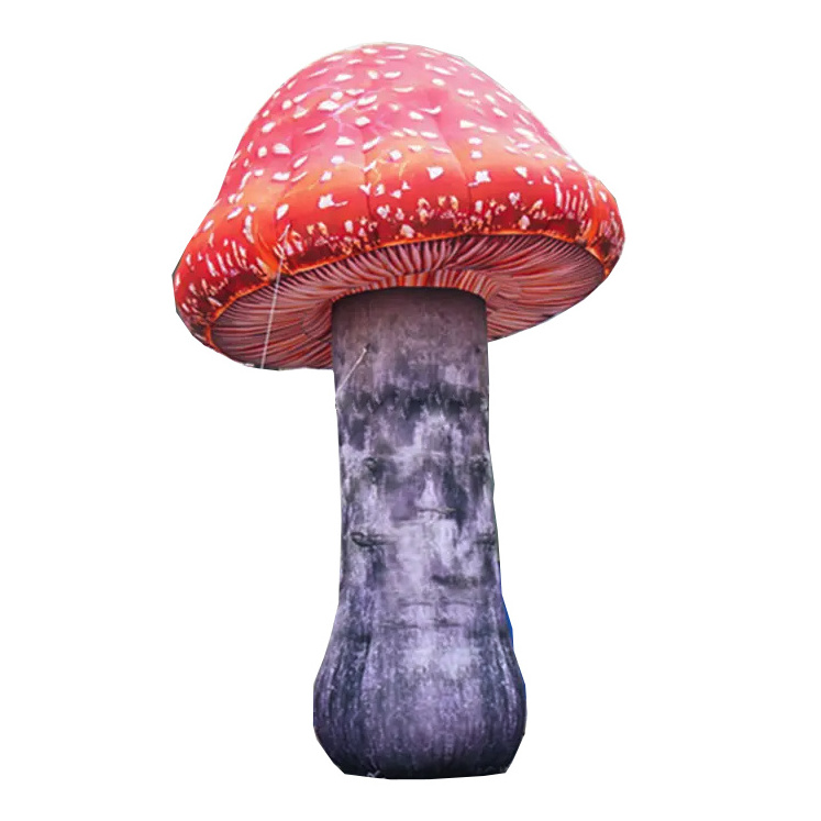 Custom Giant inflatable lighting LED decoration inflatable agaric inflatable mushroom for trade show