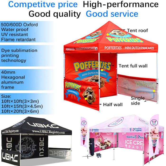 USA Waterproof Folding Gazebo Event Stretch Outdoor Pop Up Canopy Marquee 3x6 ez up tent canopy10x20 Trade show display tent