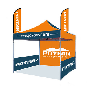 Custom promotional logo printed advertising marquee tent 3X3 canopy pop up gazebo