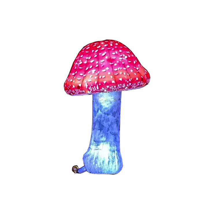 Custom Giant inflatable lighting LED decoration inflatable agaric inflatable mushroom for trade show