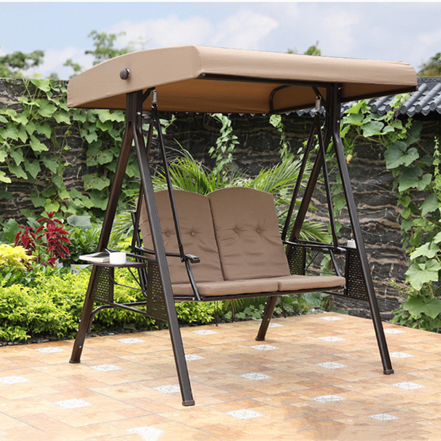 outdoor furniture panama hanging chair metal garden outdoor patio swing with canopy