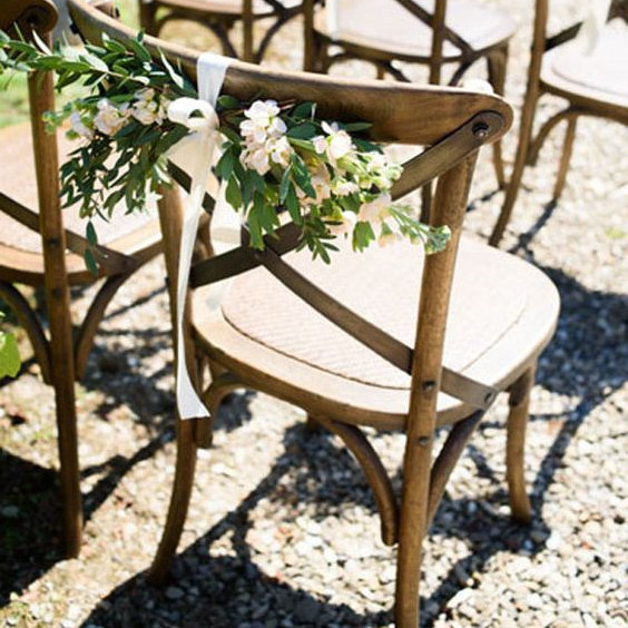 Factory Popular Wedding Chair Party Living Room Hotel Outdoor Farmhouse Restaurant Wooden Cross Back Wedding Chair