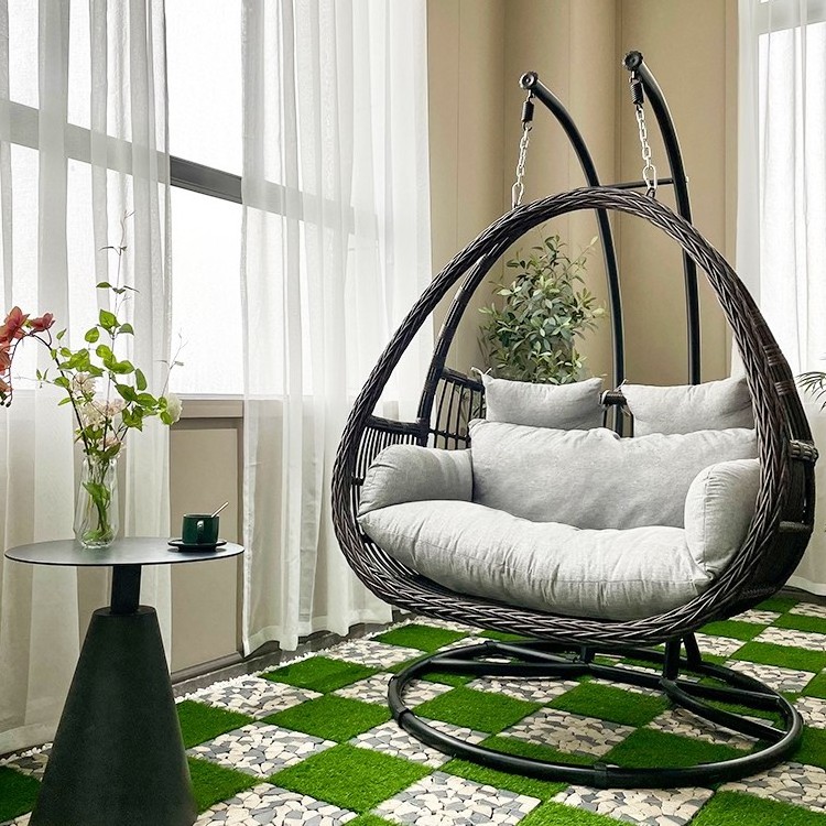 Practical garden Hanging chair Outdoor furniture patio egg rattan outdoor swing chair