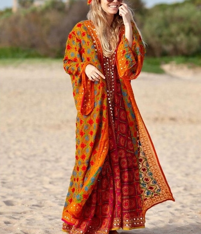 Designer Collection Of Women Wear Hand Embroidered Designer Kimono