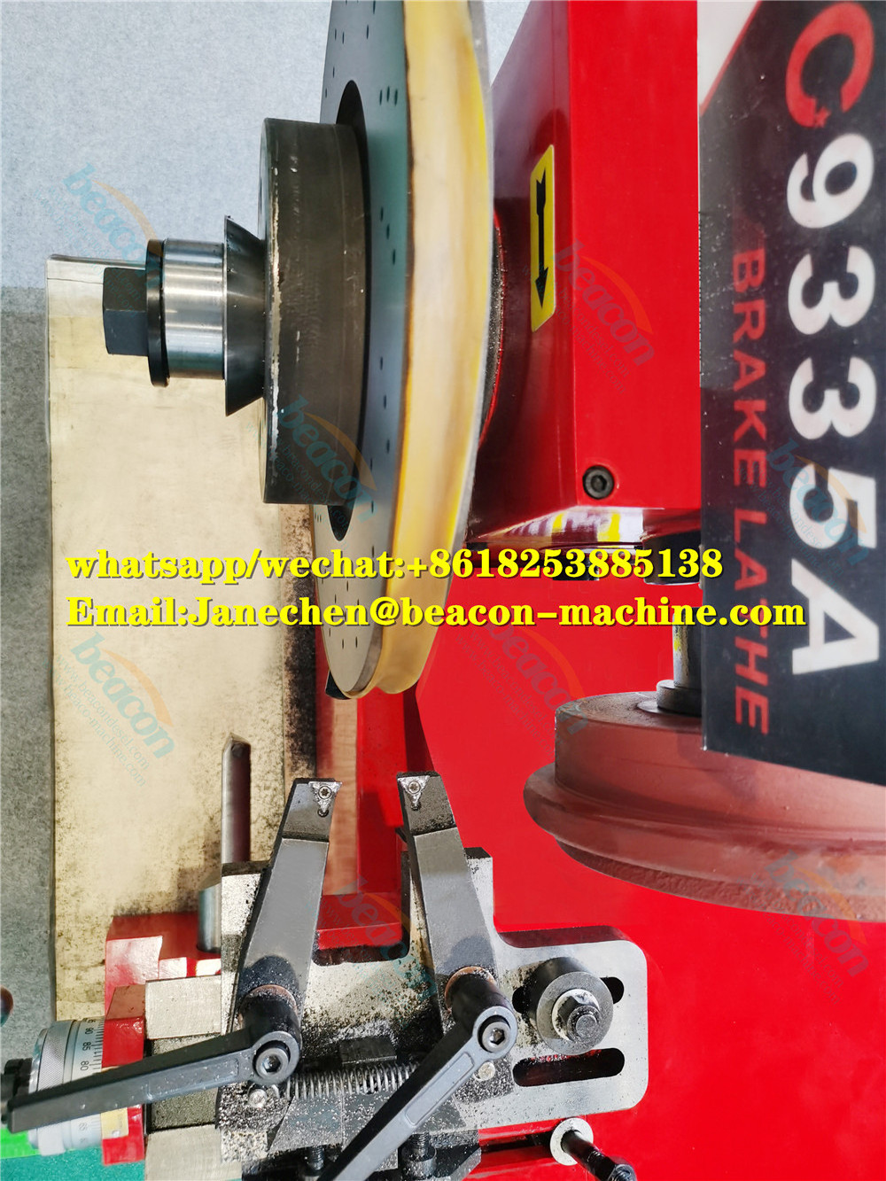 Beacon Machine C9335 Brake Drums Lathe Machine Car Discs Aligner Truck Brake Discs Lathe For All Car