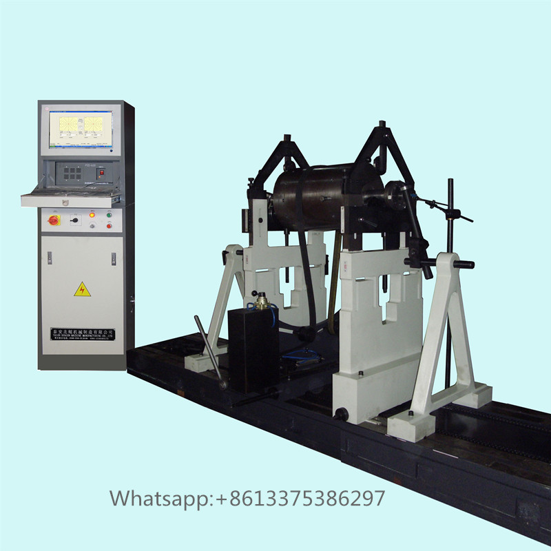 YYQ series horizontal soft support crankshaft dynamic balancing machine YYQ-5000A with roller bearing and gimbal couplings drive