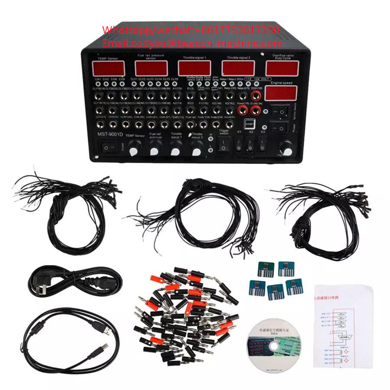 Car service ECU repairing diesel fuel tester ecu test machine engine simulator mst-9001d ecu tester machine