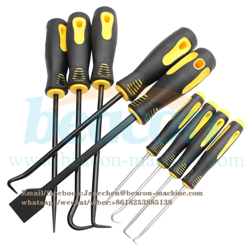 Good Quality 9 Piece Scraper Hook And Pick Set Oil Seal Puller Oring Diagnostic Tools Seal Screwdriver