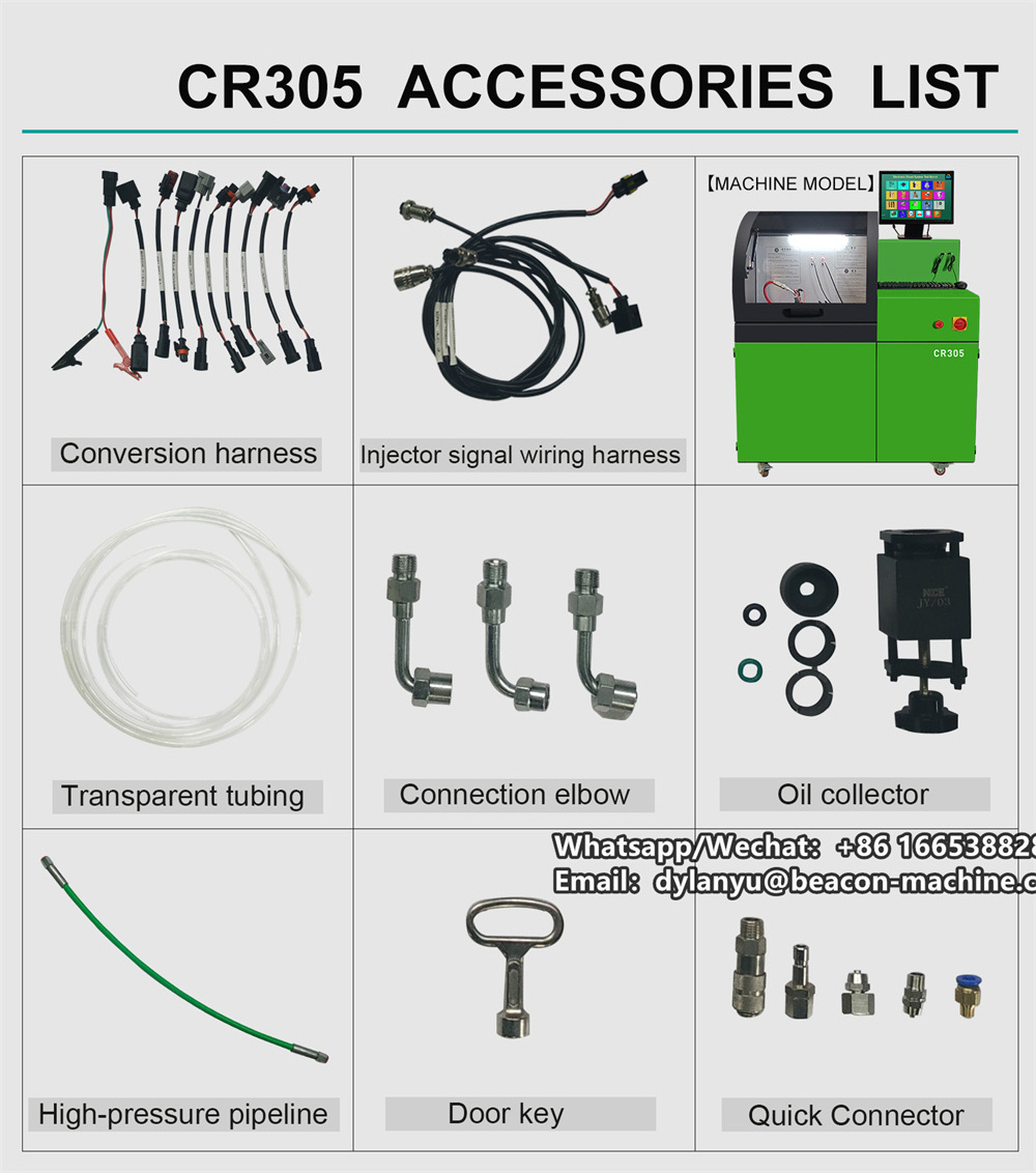 Auto Car Diagnostic Machine CR305 Electronic Diesel Fuel Common Rail Injector Testing Equipment