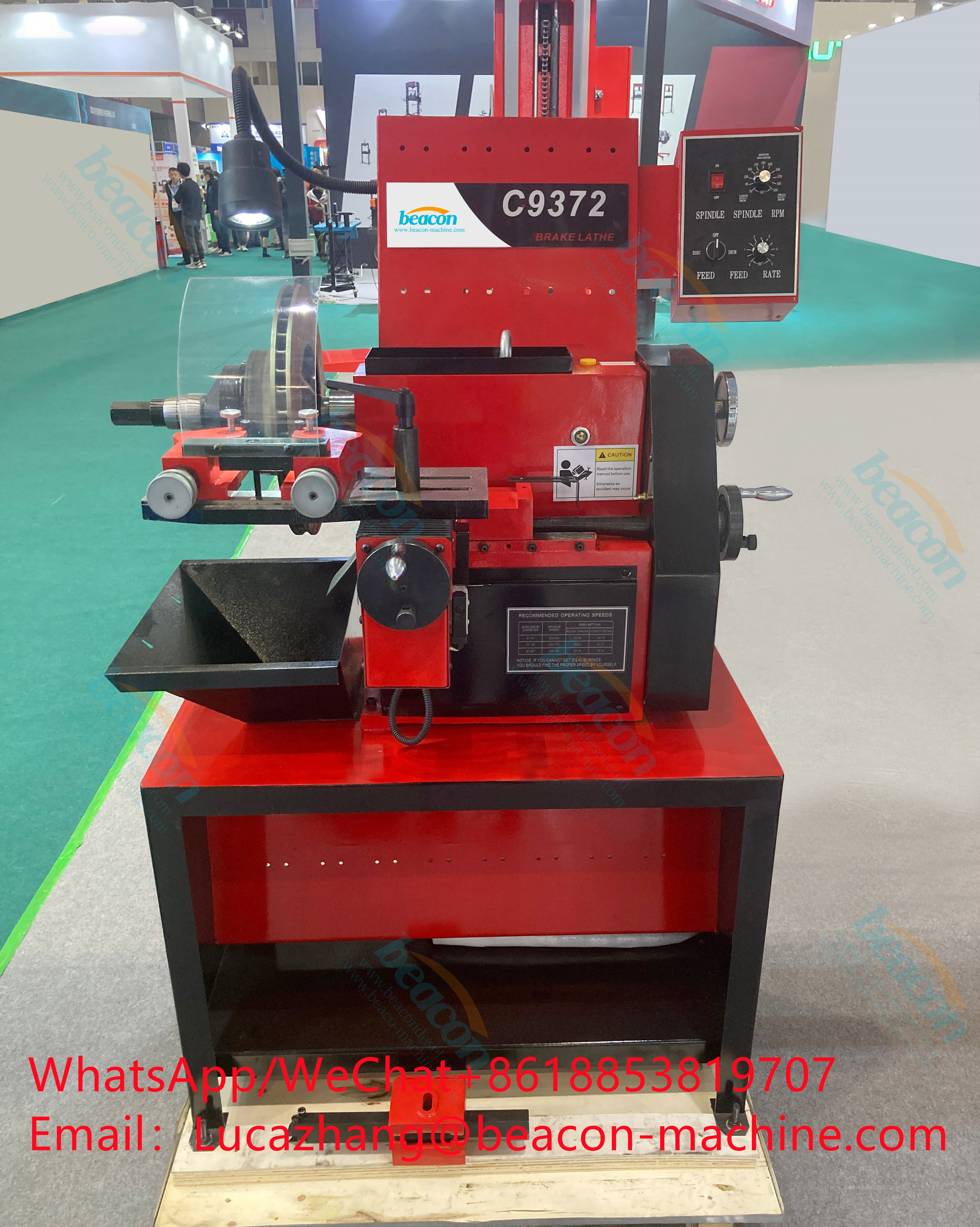 Brake Drum/Disc Cutting Lathe Machine for Car Maintenance C9372