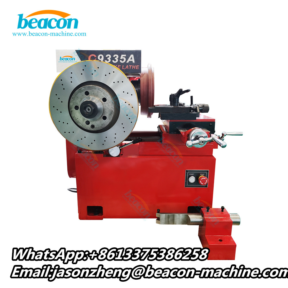 C9335A Automobile Brake Disc Brake Drum Lathe Machine Brake Disc Repair Lathe For Small Cars