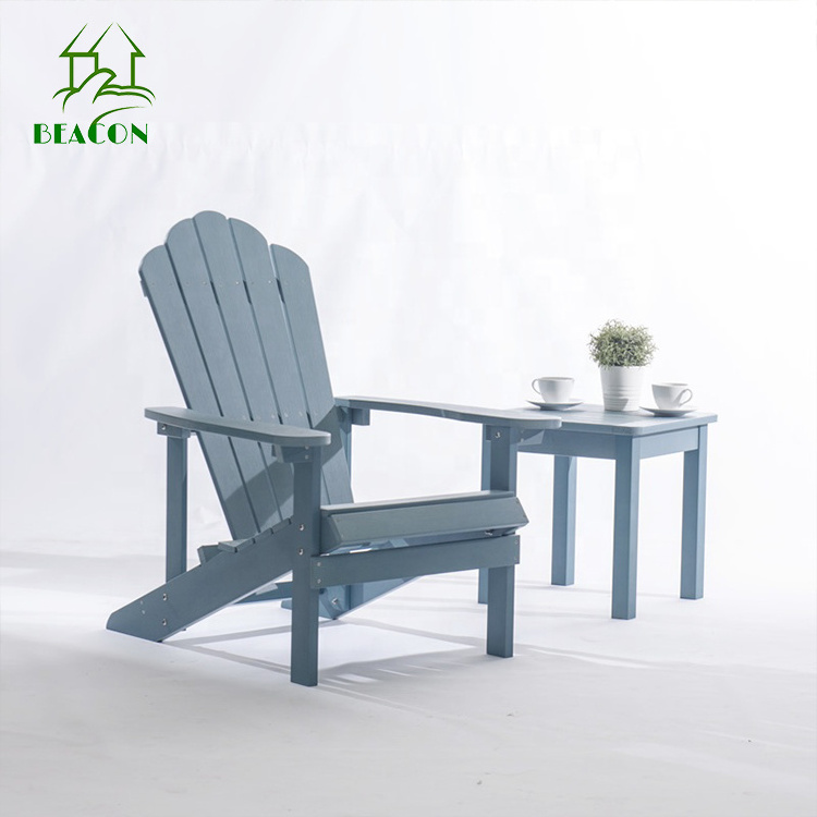 High Quality Waterproof Patio Garden Wood Frog Chair Plastic Wooden Adirondack Chairs Folding Plywood Furniture