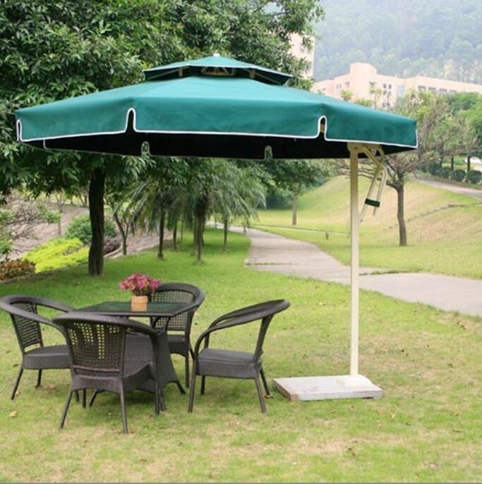 Commercial large picnic durable heavy patio terrace garden parasols outdoor umbrella for restaurant