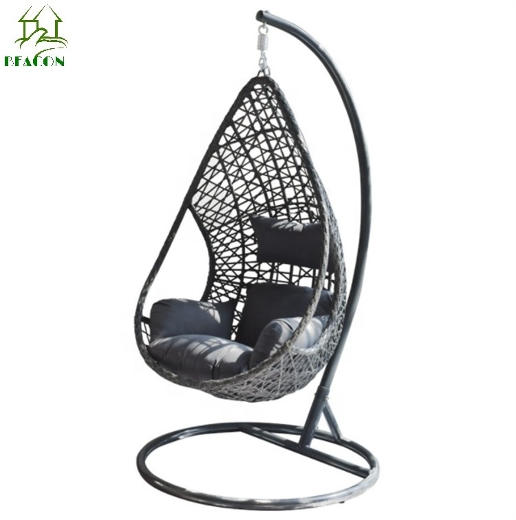 Indoor and outdoor leisure seat swing set garden furniture outdoor swing pod egg chair with leg