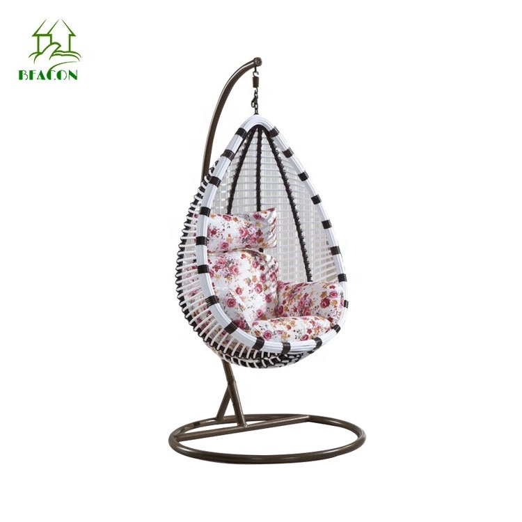 Hanging egg swing chair indoor toddler hammock swings with stand for living room in modern style