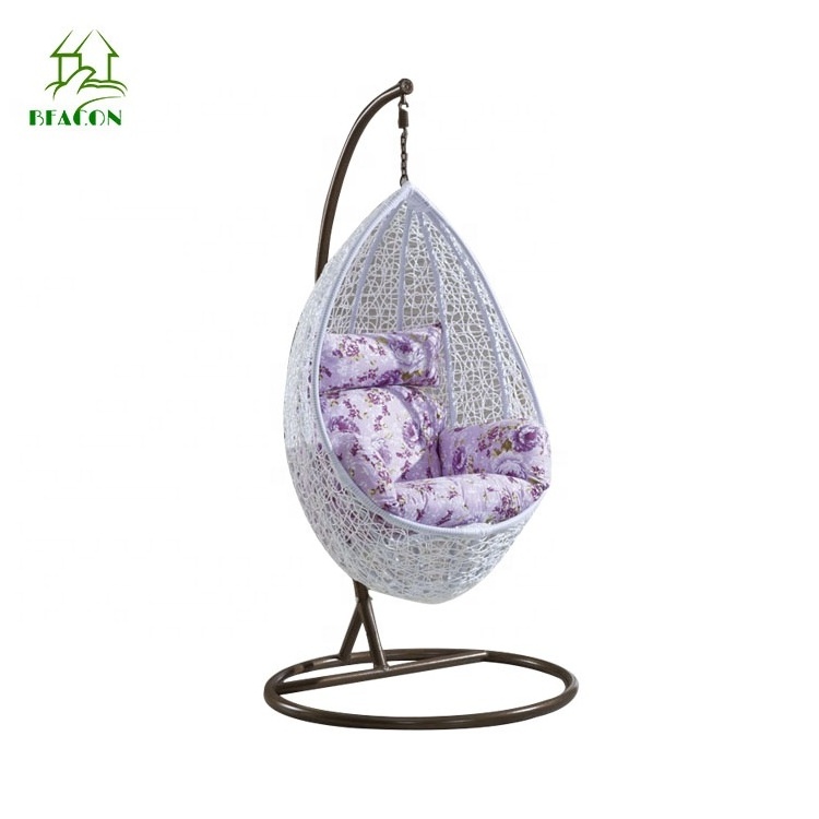 Hanging egg swing chair indoor toddler hammock swings with stand for living room in modern style