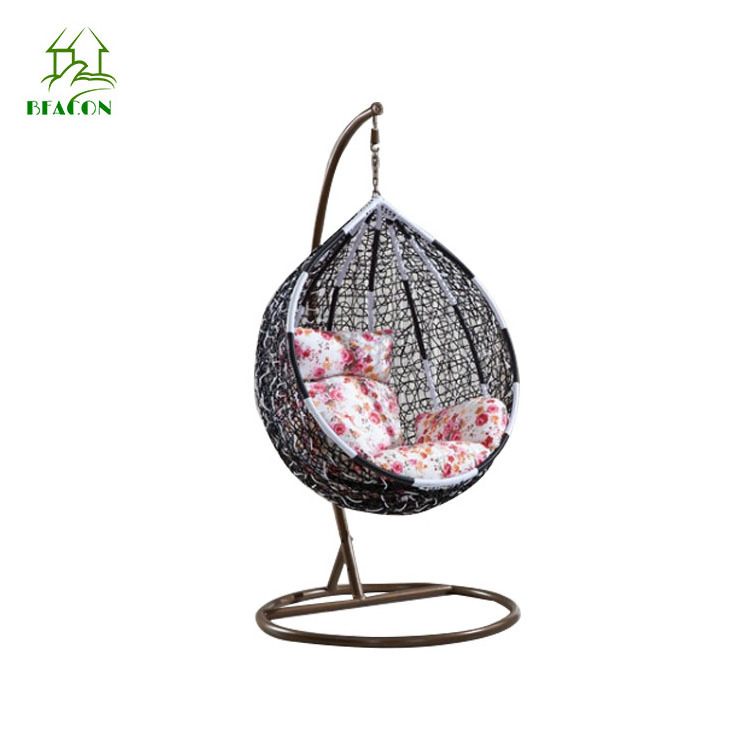 Patio furniture garden outdoor swinng ratan swing circle egg chair hanging porch egg swing