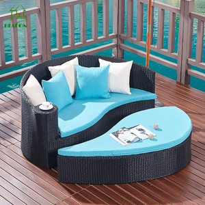 Outdoor Rattan Furniture Project Used Wicker Rattan Daybed Round Daybed