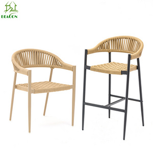 Restaurant chairs and bar stools chairs designer kitchen counter bar height lawn chairs for night club