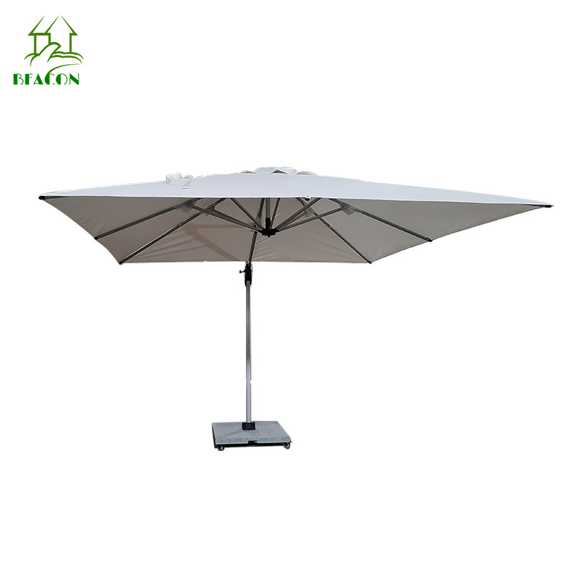 Aluminium beach outdoor umbrella patio portable luxury pool umbrella in foshan