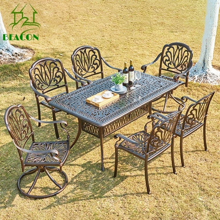 Die cast aluminum beach chairs wholesale outdoor furniture garden chair in aluminum