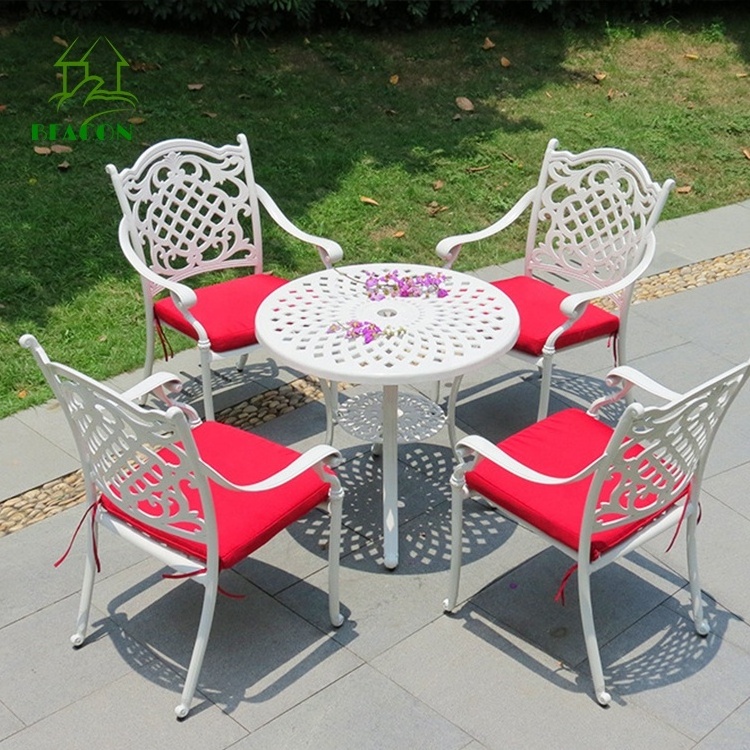 Modern Design Outdoor Patio Lounge Furniture Die Casting Aluminum Garden Dining Chair