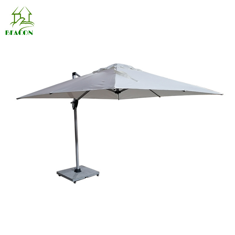 Aluminium beach outdoor umbrella patio portable luxury pool umbrella in foshan