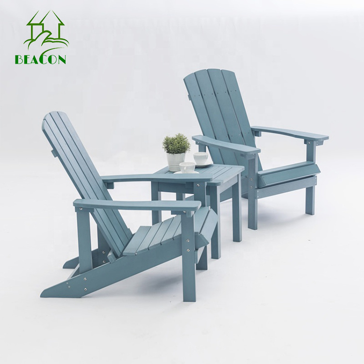 High Quality Waterproof Patio Garden Wood Frog Chair Plastic Wooden Adirondack Chairs Folding Plywood Furniture