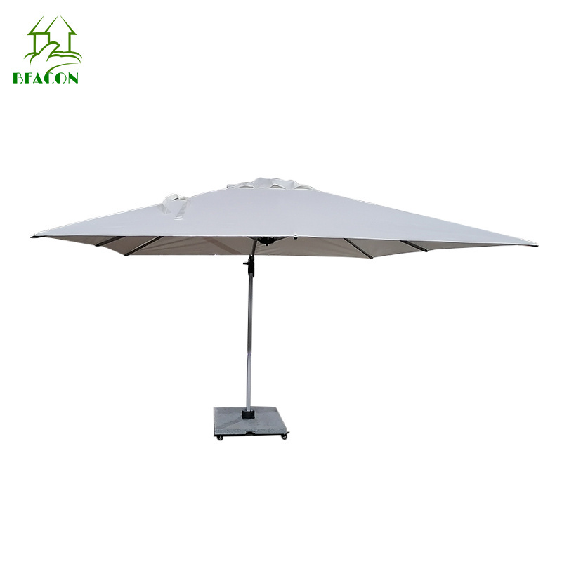 Aluminium beach outdoor umbrella patio portable luxury pool umbrella in foshan