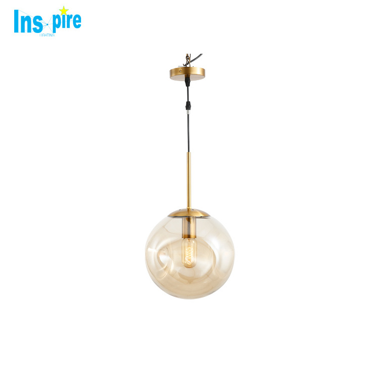 Home decor light fixtures modern led pendant light glass modern lighting